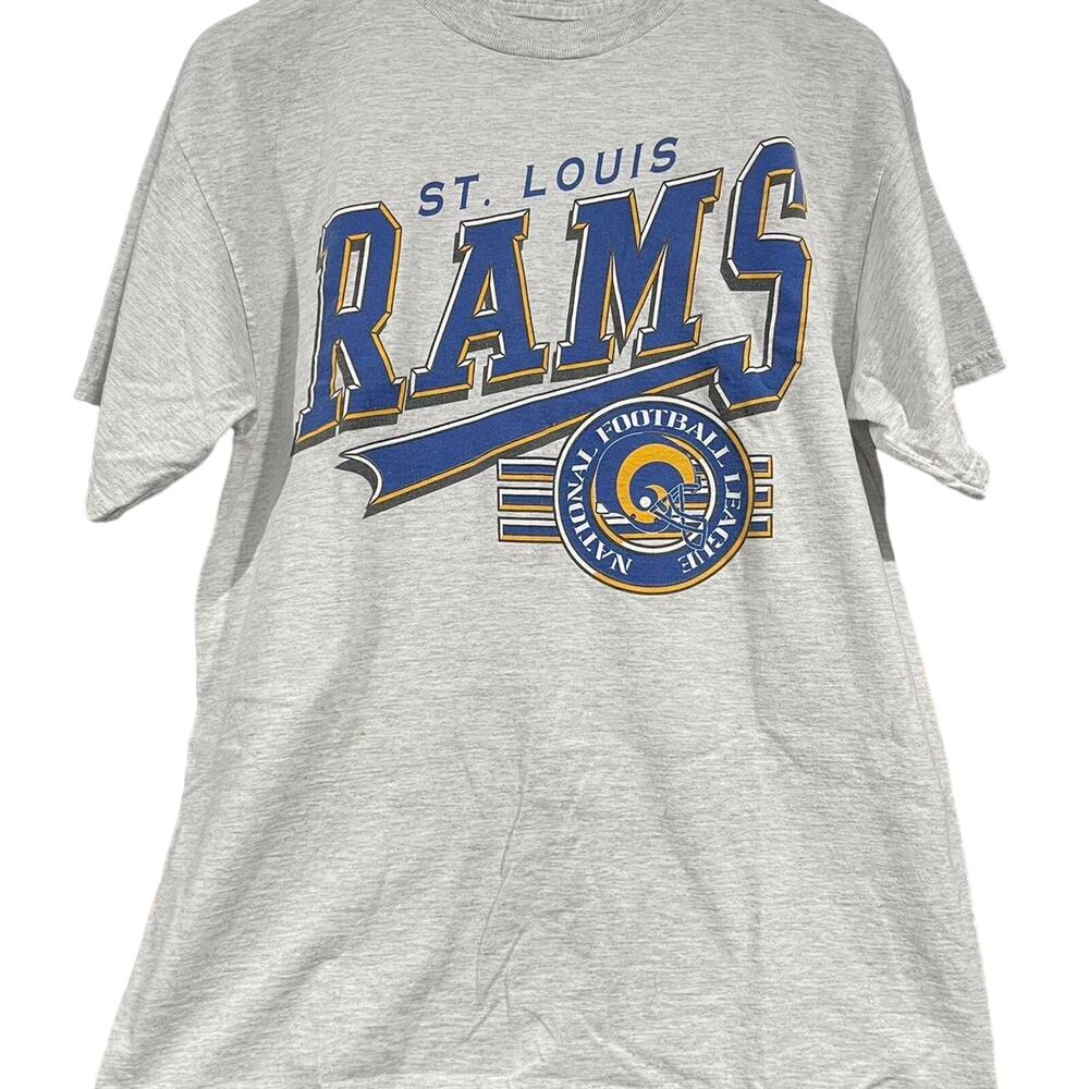 Vintage 90s St. Louis Rams Single Stitch Shirt Adult Large